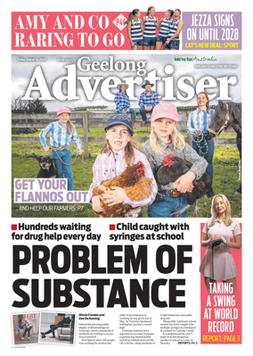 Cover of Geelong Advertiser
