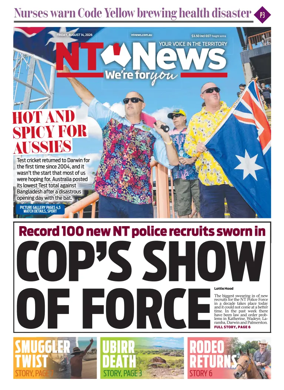 Cover of NT News