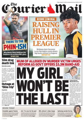 Cover of The Courier-Mail