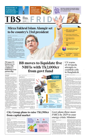 Cover of The Business Standard