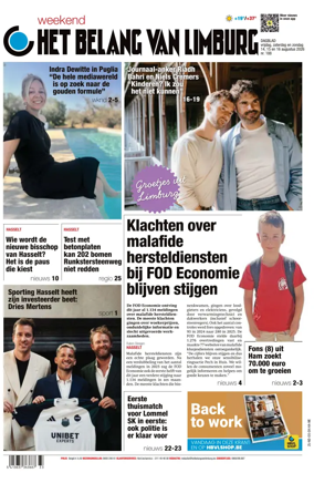 Cover of Het Belang van Limburg