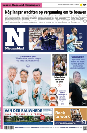 Cover of Het Nieuwsblad