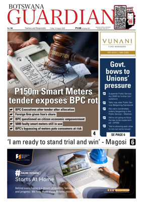 Cover of Botswana Guardian