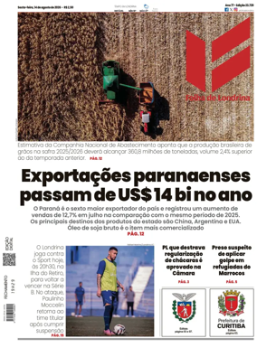 Cover of Folha de Londrina