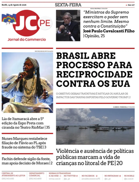 Cover of Jornal do Commercio