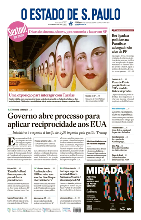 Cover of O Estado de S. Paulo
