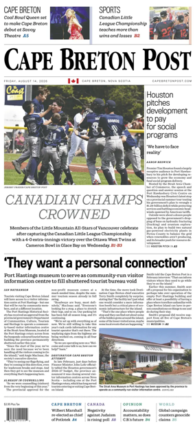 Cover of Cape Breton Post