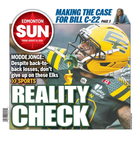 Cover of Edmonton Sun