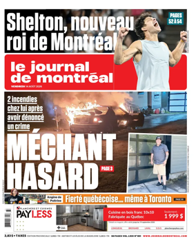 Cover of Le Journal de Montreal