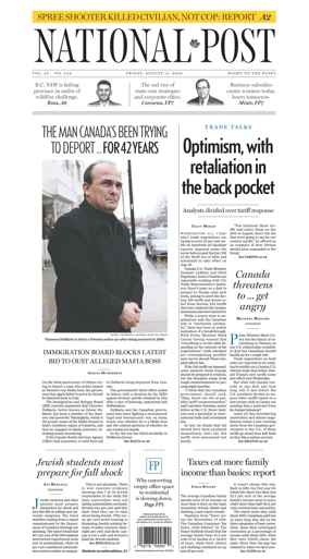 Cover of National Post - (National Edition)