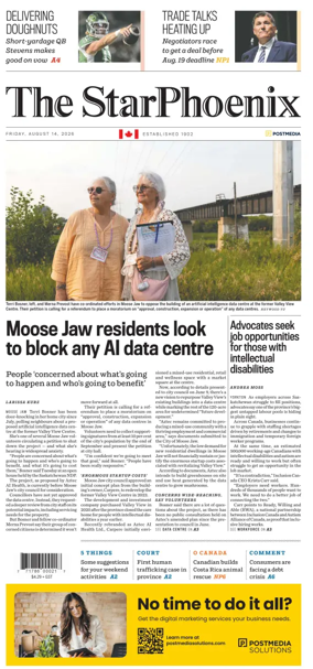 Cover of Saskatoon StarPhoenix