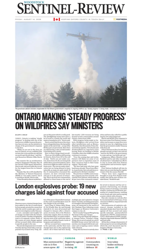 Cover of Sentinel-Review (Woodstock)