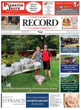 Cover of Sherbrooke Record