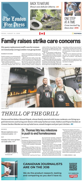 Cover of The London Free Press
