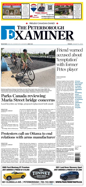 Cover of The Peterborough Examiner