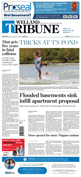 Cover of The Welland Tribune