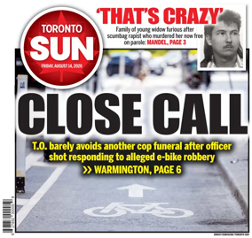 Cover of Toronto Sun