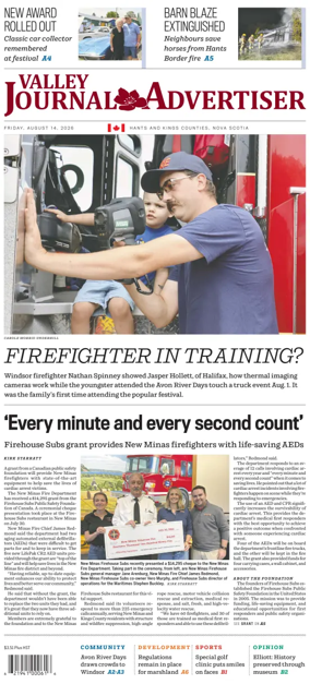 Cover of Valley Journal Advertiser