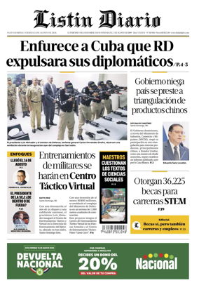 Cover of Listin Diario