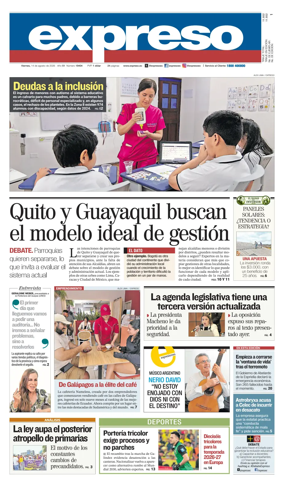 Cover of Diario Expreso