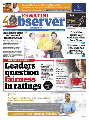 Cover of Eswatini Observer