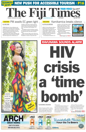 Cover of The Fiji Times