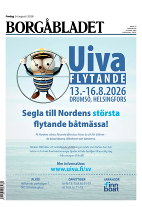 Cover of Borgabladet
