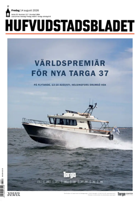 Cover of Hufvudstadsbladet