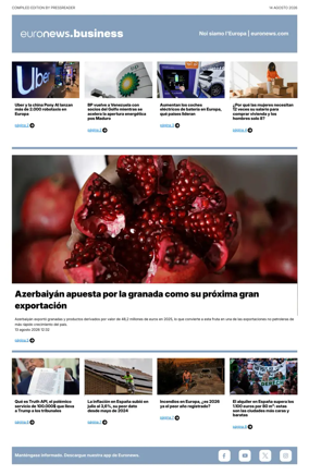 Cover of Euronews Business (Spanish) Compiled Edition