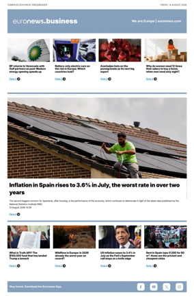 Cover of Euronews Business
