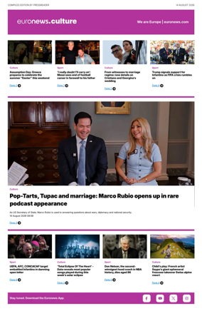 Cover of Euronews Culture and Sport Compiled Edition