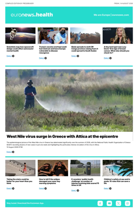 Cover of Euronews Health (English) Compiled Edition