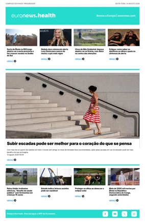 Cover of Euronews Health (Portuguese)