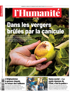 Cover of L'HUMANITE