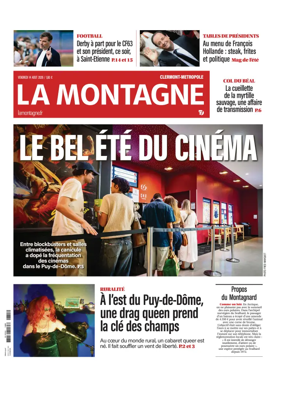 Cover of La Montagne (Clermont-Metropole)
