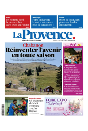 Cover of La Provence Alpes-de-Haute-Provence