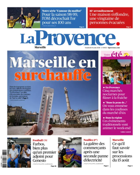 Cover of La Provence Marseille