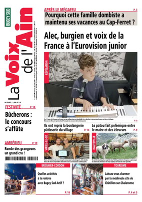 Cover of La Voix de l’Ain Belley