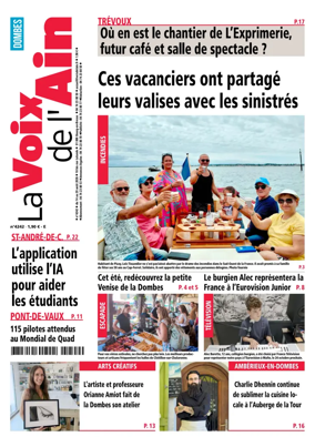 Cover of La Voix de l’Ain Dombes