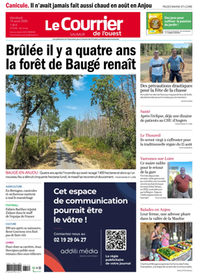 Cover of Le Courrier de l’Ouest (Saumur)