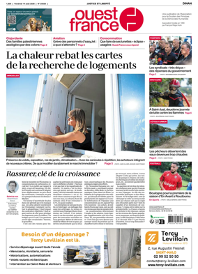 Cover of Ouest France (Dinan)