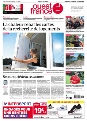 Cover of Ouest-France (Lannion / Paimpol / Guingamp)
