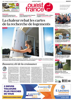 Cover of Ouest France (Manche)