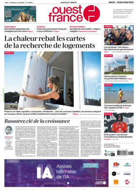Cover of Ouest France (Nord-Finistere)