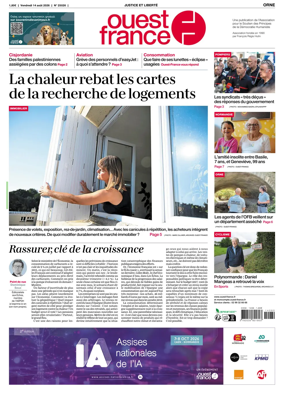 Cover of Ouest France (Orne)