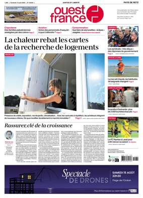 Cover of Ouest France (Pornic / Pays de Retz)