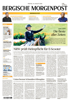 Cover of Bergische Morgenpost Wermelskirchen/Huckeswagen/Radevormwald