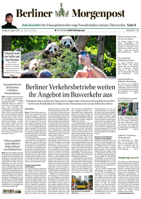 Cover of Berliner Morgenpost