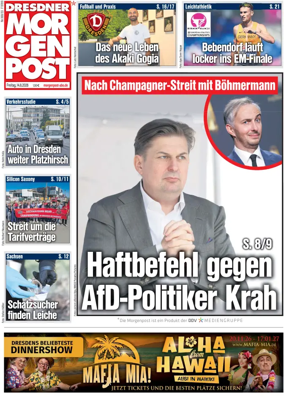 Cover of Dresdner Morgenpost