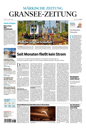Cover of Gransee-Zeitung